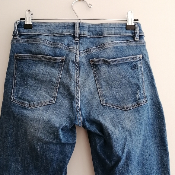 DL1961 Emma Power Leggings In Melbourne Step Fray Hem 27 - Picture 5 of 15